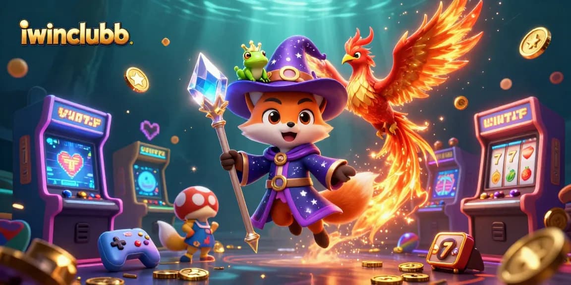 Experience the thrill of iwinclubb with our animated casino adventure featuring vibrant game elements.