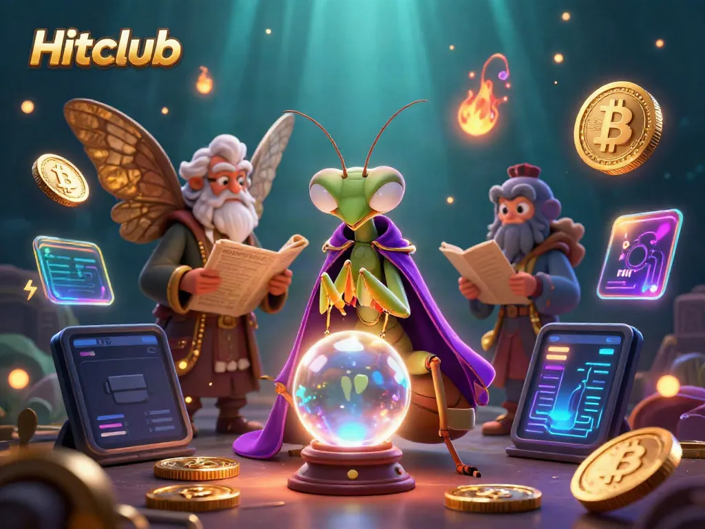 Engage with Hitclub's vibrant online gaming world featuring dynamic characters and crypto elements