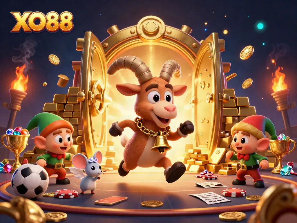 Experience the excitement of sports betting at XO88 with a festive underwater casino scene.