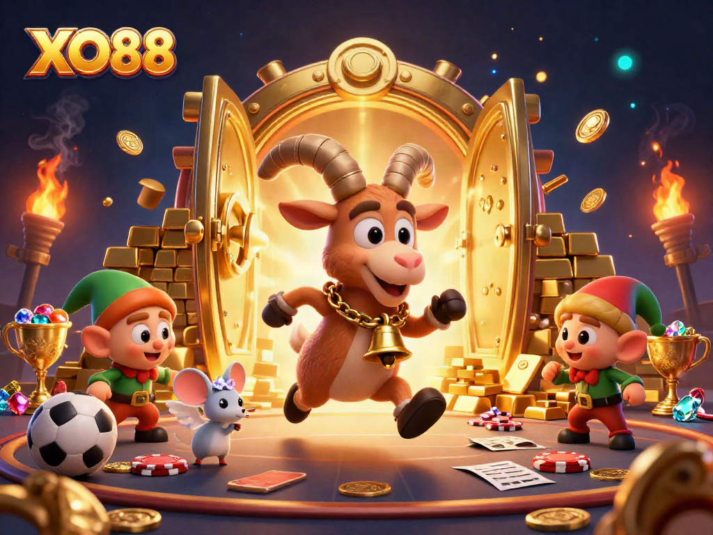 Experience the excitement of sports betting at XO88 with a festive underwater casino scene.