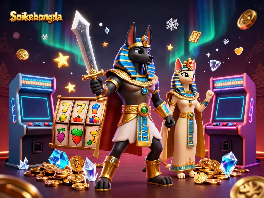 Experience exhilarating victories with Soikeobongda amidst vibrant casino-themed elements.