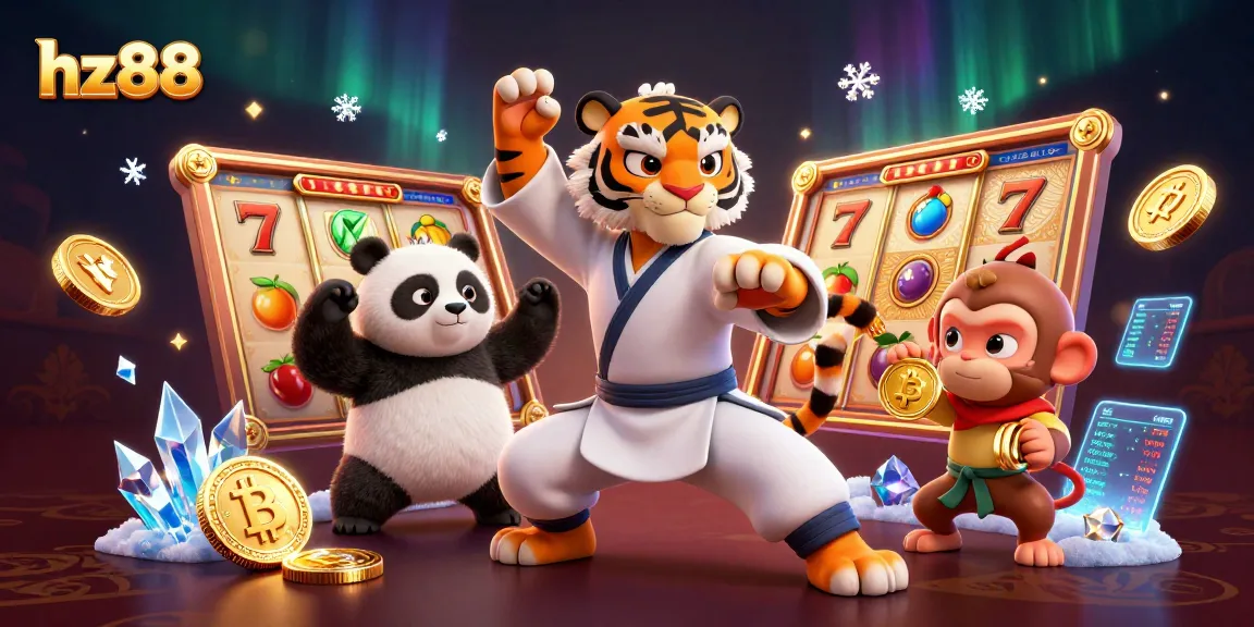 hz88 players winning big with exciting slot games in a dynamic casino scene.