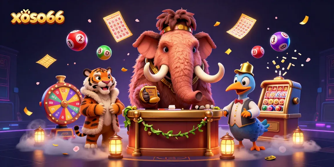 Bet on exciting games with xoso66 at a colorful casino filled with vibrant lottery elements.