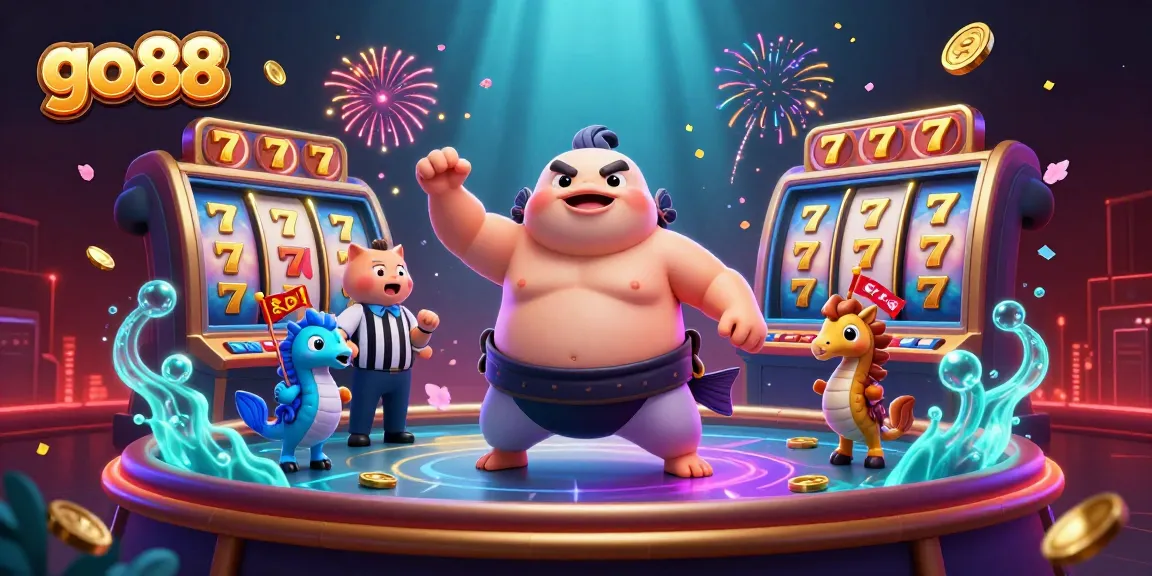 Experience the thrill of go 88 with vibrant underwater casino action featuring fugu and catfish.