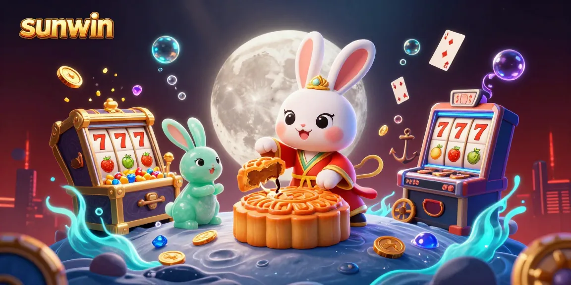Experience thrilling gameplay at Sunwin with a 3D rabbit character revealing poker chips.