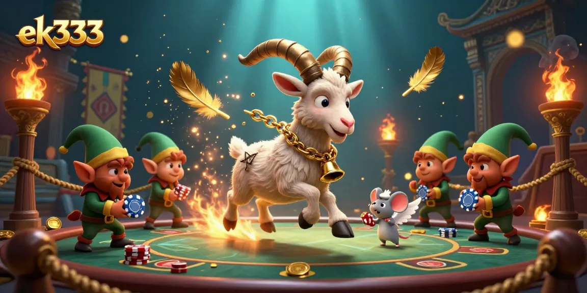 Engage with the exhilarating gambling world of ek333, featuring lively characters in a festive casino brawl.
