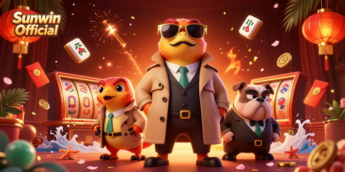 Experience the thrill of playing at Sunwin Official with dynamic casino elements and exciting characters.