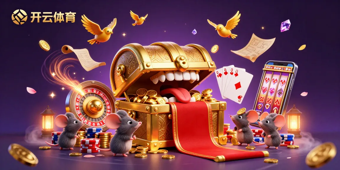 Experience the thrill of 开云体育 with a vibrant 3D casino scene showcasing riches and dynamic game elements.
