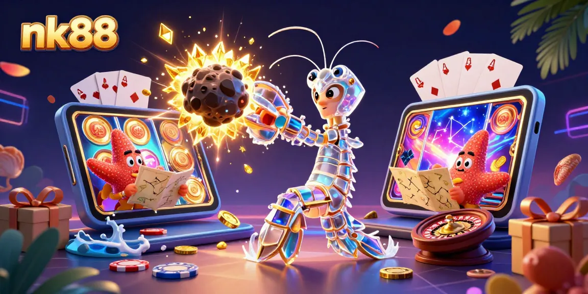 Experience thrilling gaming action at nk88 with vibrant slot games and captivating characters.