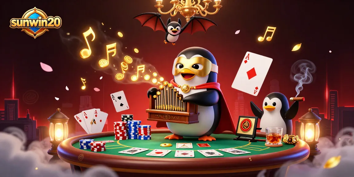 Experience the thrilling ambiance of sunwin20 casino with coins cascading and dynamic gaming elements.