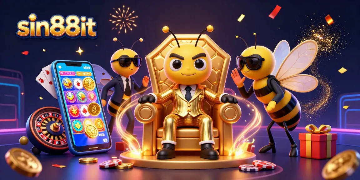 Experience the thrill of sin88it as the bumblebee mob boss manages exciting slot and casino games!
